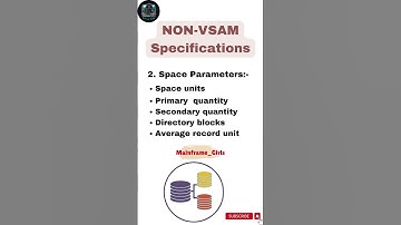 Space Parameters Non-VSAM Attributes #mainframes #tutorial #shorts #education #reel #tutorial #learn