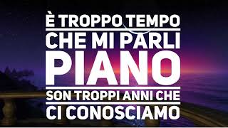 Mi Parli Piano - Emma (Testo con AUDIO) lyric video - letra chords