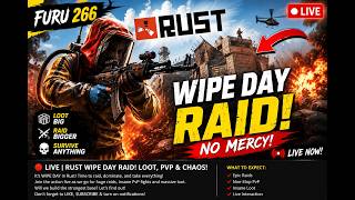 🔴 LIVE | Rust Wipe Day Chaos! Massive Raids, PvP Battles & Huge Loot