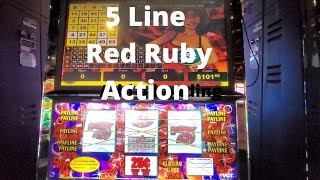 5 Line Red Ruby Action at Winstar Hotel and Casino