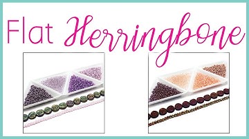 Learn how to do Flat Herringbone stitch technique.