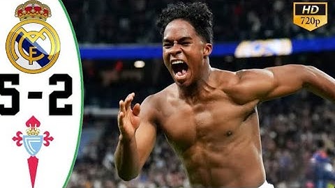 Real Madrid vs Celta Vigo 5-2 Highlights & All Goals Copa Del Rey 2025