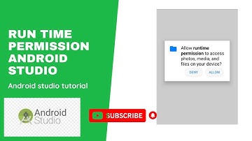 how to request a run time permission | runtime permission | android studio tutorial