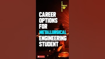 Metallurgy Engineering Career Options #careerwithriwas #metallurgical #metallurgy #metallurgyjob