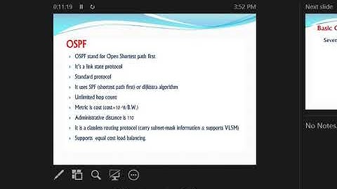 OSPF(Open Shortest Path First) theoritical part