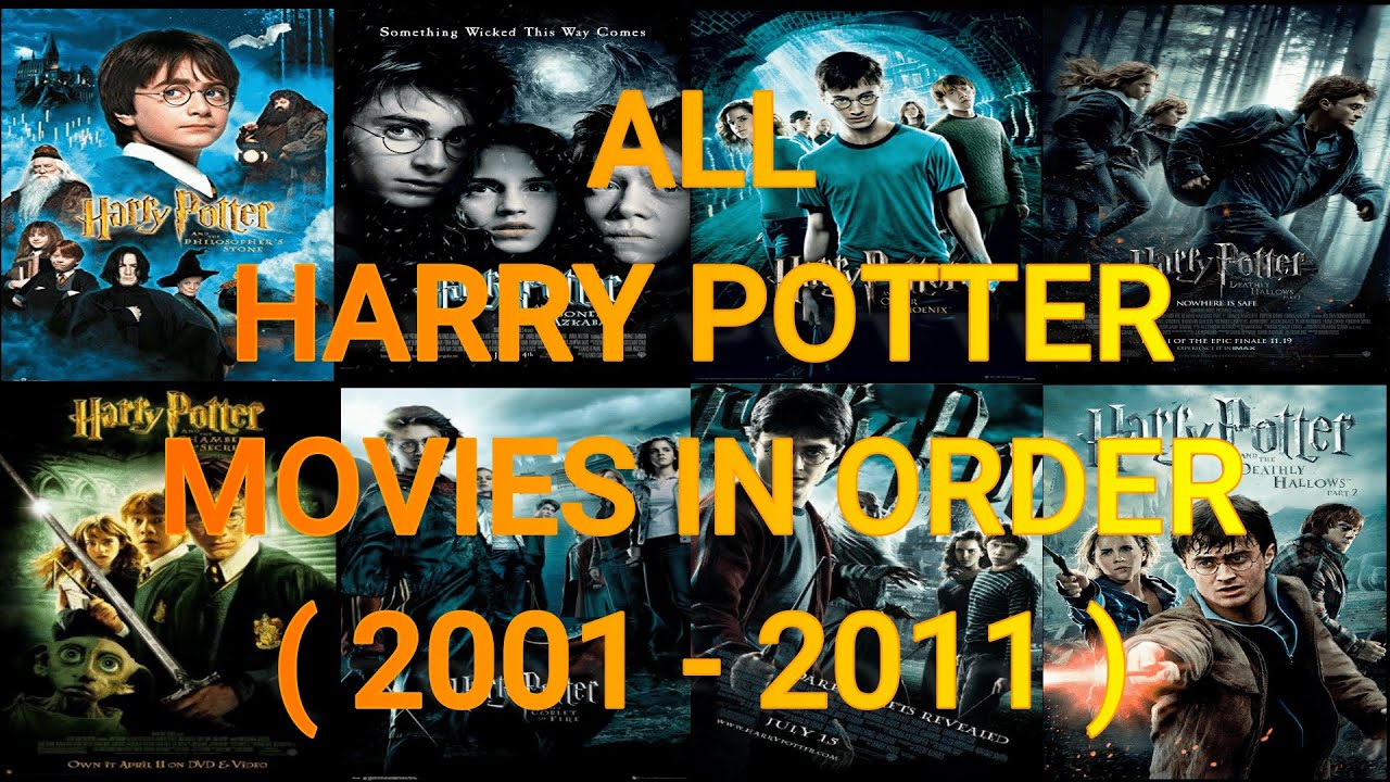 ALL HARRY POTTER MOVIES IN ORDER (2001-2011) || CINEMA TIME || WATCHING