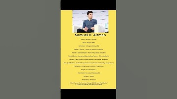 🤖 Sam Altman: The Man Behind OpenAI & ChatGPT 🚀 | USA Inspires 🇺🇸#shortvideo #shorts #youtubeshorts