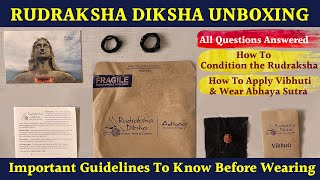 Isha Rudraksha Diksha Unboxing | Important Guidelines | How to Use Rudraksh Diksha Kit | Sadhguru