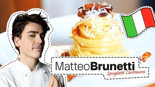 Idealne włoskie Spaghetti Alla Carbonara - Ciao Belli! Matteo Brunetti
