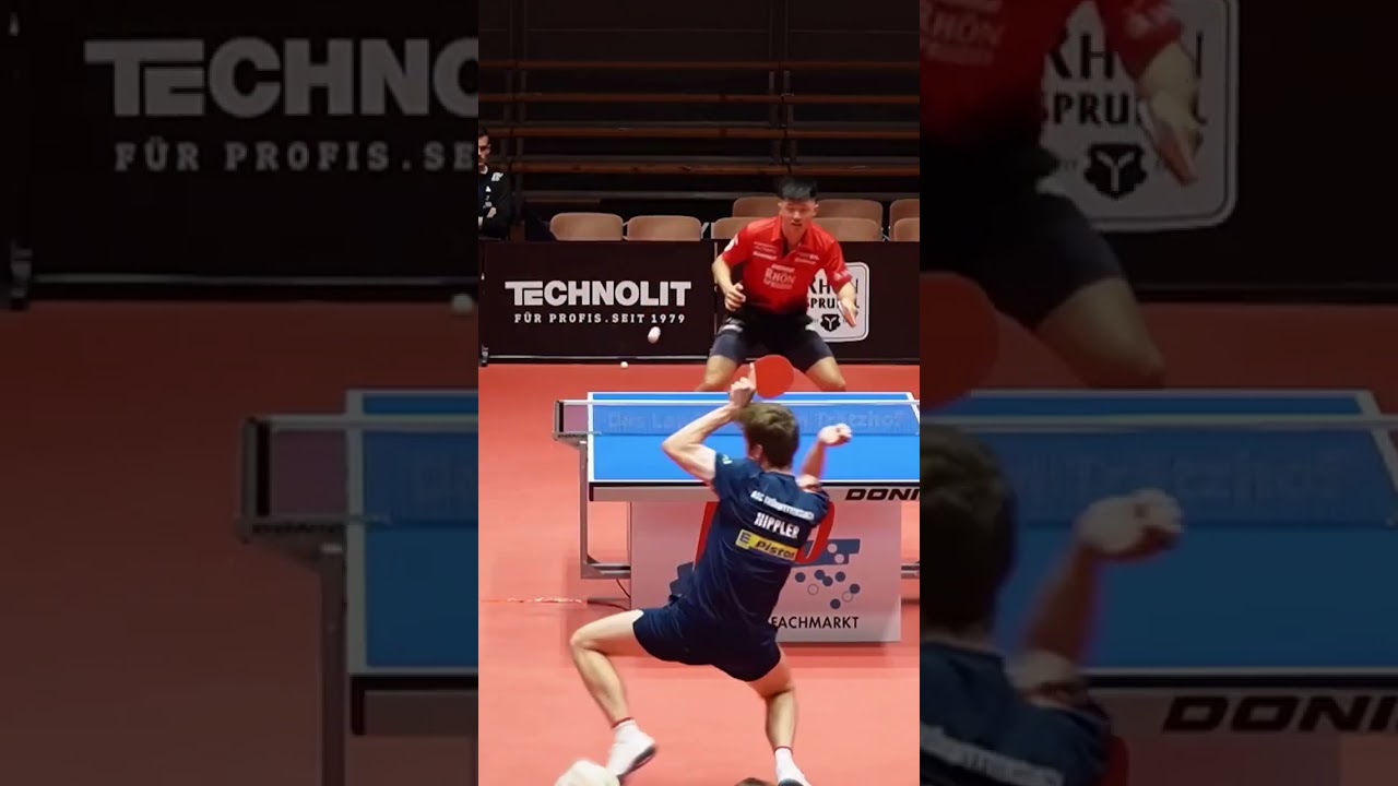 Quarterfinal vibes ⚡️ Fan Bo Meng vs. Tobias Hippler 3:1😮‍💨