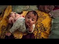 4 month old baby || 4 महीने का बच्चा सुबह उठने के बाद कितना बात कर रहा है देखिए। 😲