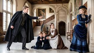 A Widowed Duke Hid to See How His Fiancée Treated His Twins… Until the Maid…