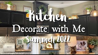 Kitchen Decorate with Me | Above Kitchen Cabinet Decor | Kitchen Decor Ideas | Kitchen Shelf Ideas by Creating Home by Nicole 27,320 views 1 year ago 24 minutes
