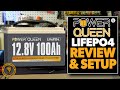 Power Queen 100Ah LiFePO4 Battery Review &amp; My Power Station