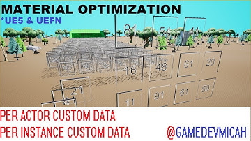 Per Instance Custom Data and Custom Primitive Data in UEFN UE5 Fortnite and Unreal Engine 5 Material