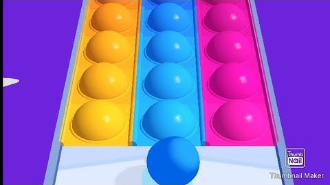 Pop it Run ! Pop it fidget 3D Gameplay ! Very relaxing and satisfying gameplay , Android