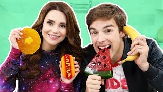 GUMMY FOOD vs REAL FOOD  PART 2! Ft MatPat!