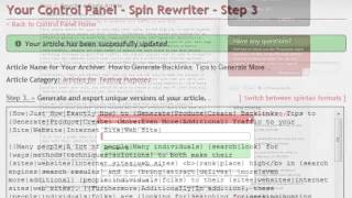 Spin Rewriter