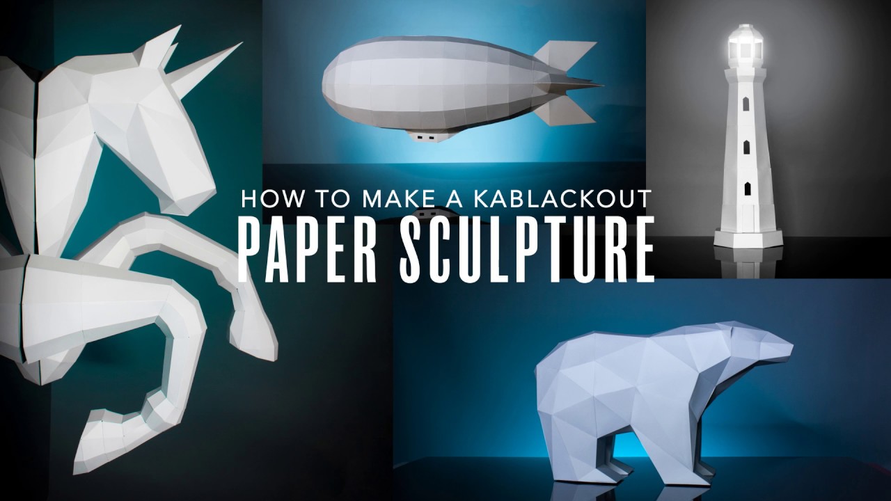 Featured image of post How To Make Sculptures Out Of Paper / Use these instructions for making a pinata using paper mache techniques and ideas on how to decorate it with crepe paper, streamers, and tissue paper.