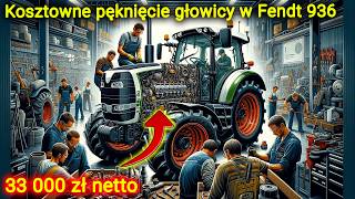 Поврежденная голова на тракторе Fendt 936👉 стоила 22 000 фунтов стерлингов нетто👉