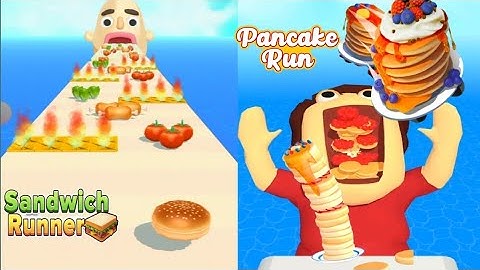 Pancake Run | Sandwich Runner - All Level Gameplay Android,iOS - NEW APK UPDATE