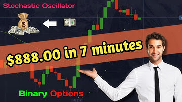 $888.00 with 5 Second Trades | Binary Options Trading Strategy | Stochastic Oscillator