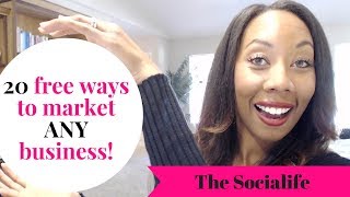 20 Free Ways to Market Your Small Business or Nonprofit
