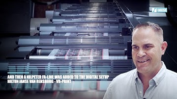 VR Print add Nilpeter FA-LINE to its ALL-digital label production · Hilton Janse Van Rensburg