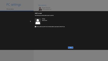 Windows 8: How to Add a New User