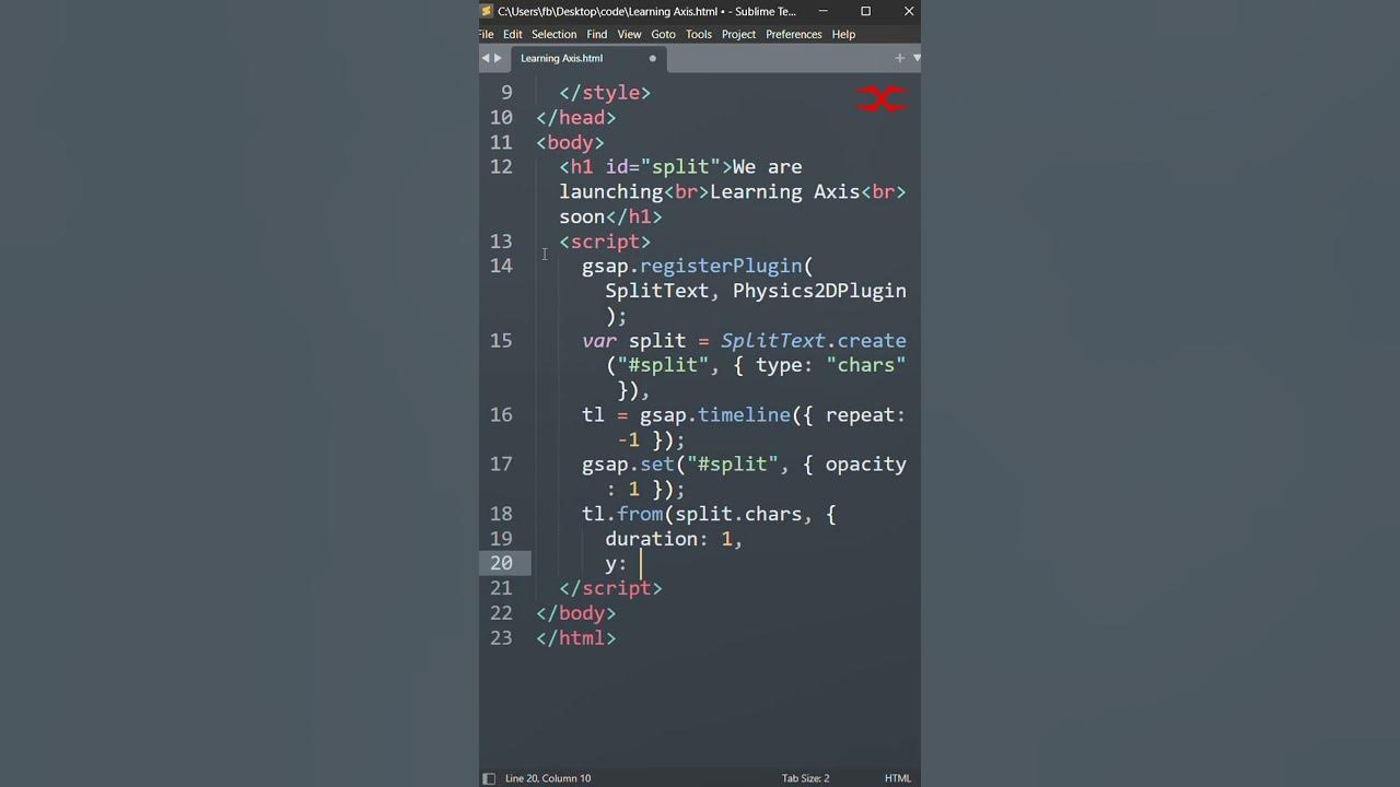 Learning Axis | HTML CSS - YouTube
