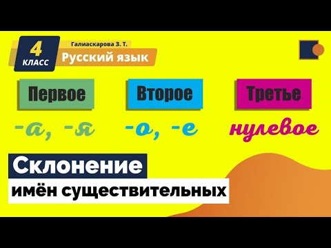 Склонение имён существительных. 4 класс. Русский язык.