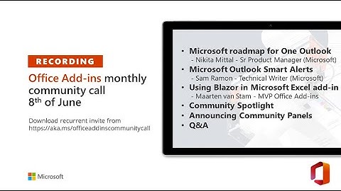 Office Add-ins community call – June 2022