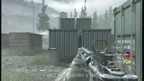 Call of duty 4 1v1 I Get owned by B34ST iZ SiiK