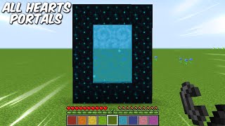all hearts nether portals are possible in Minecraft
