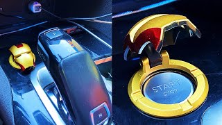 IronMan Start-Stop Launcher Button Cover for ICE and Electric Cars
