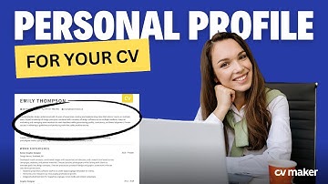 Make an impression with your CV Personal Profile in 2025 + Free Examples #CVMaker