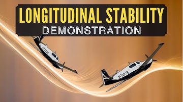 The Plane Stabilizes in Pitch, Not Roll — Stability Demonstration