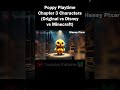 Poppy Playtime Chapter 3 Characters (Original vs Disney vs Minecraft) #shorts