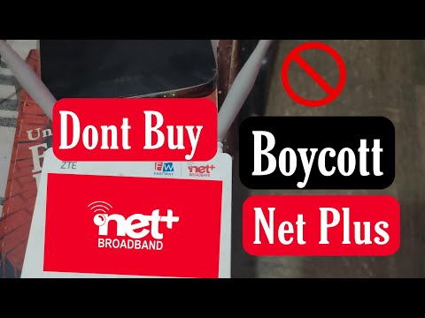 Net Plus  Broadband - Boycott - Do not Buy