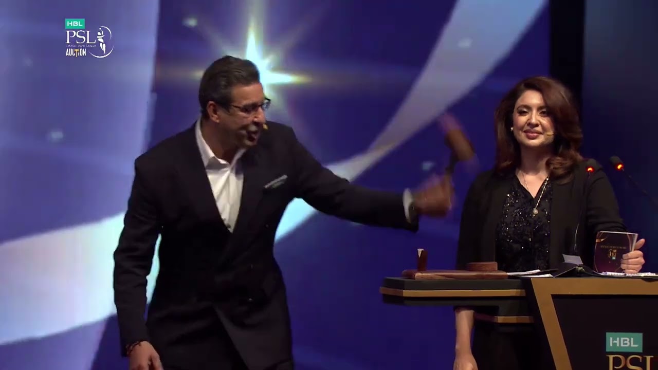 HBL PSL auction day congratulations oz group for a new team Sialkot for 185 cr 