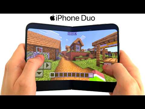 Playing Minecraft on the iPhone Duo