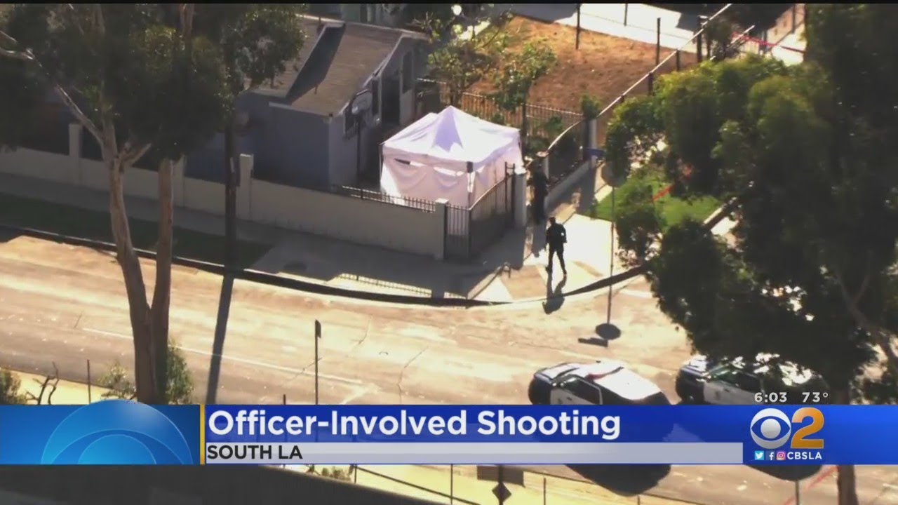 Domestic violence call leads to officer-involved shooting in South LA