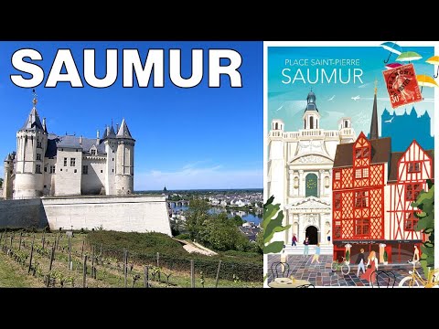Video: Saumur në Luginën e Loire, Francë