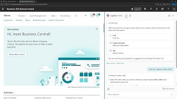 Business Central short video: Adjust width of Copilot, help, and page scripting panes