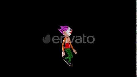 4K Clown Dancing | Motion Graphics - Envato elements