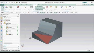 NX 10 Free Tutorial....how to create angle Extrude or Subtract.