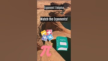 Brain Test | Exponent Enigma | Watch The Exponents !