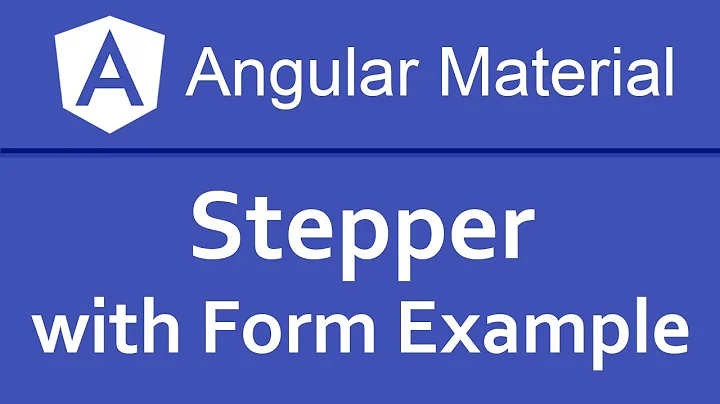 Angular Material Tutorial in Hindi #13 Stepper with Form Example