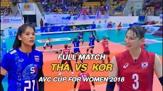 [Full match] Thailand (ไทย) 🆚 South Korea (เกาหลีใต้) | AVC Cup For Women 2018