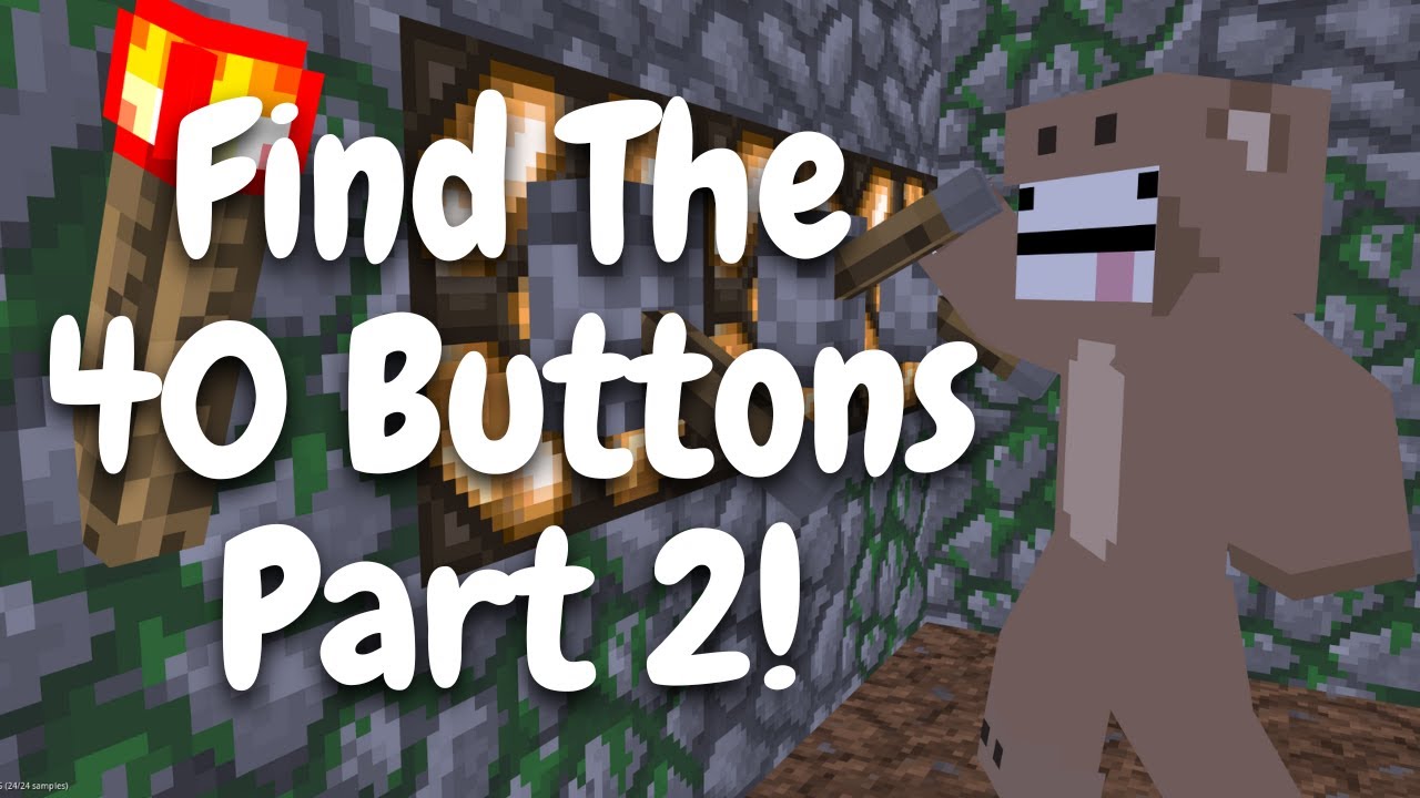 Find The 40 Buttons Part 2! - Minecraft FTB Map - YouTube